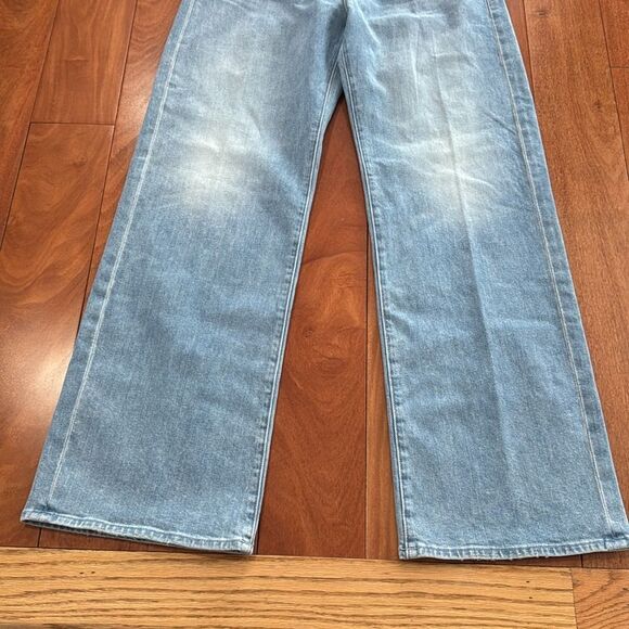 NWT MOTHER Women's The Lasso Sneak Wide Leg Jeans Size 29 - Picture 6 of 14